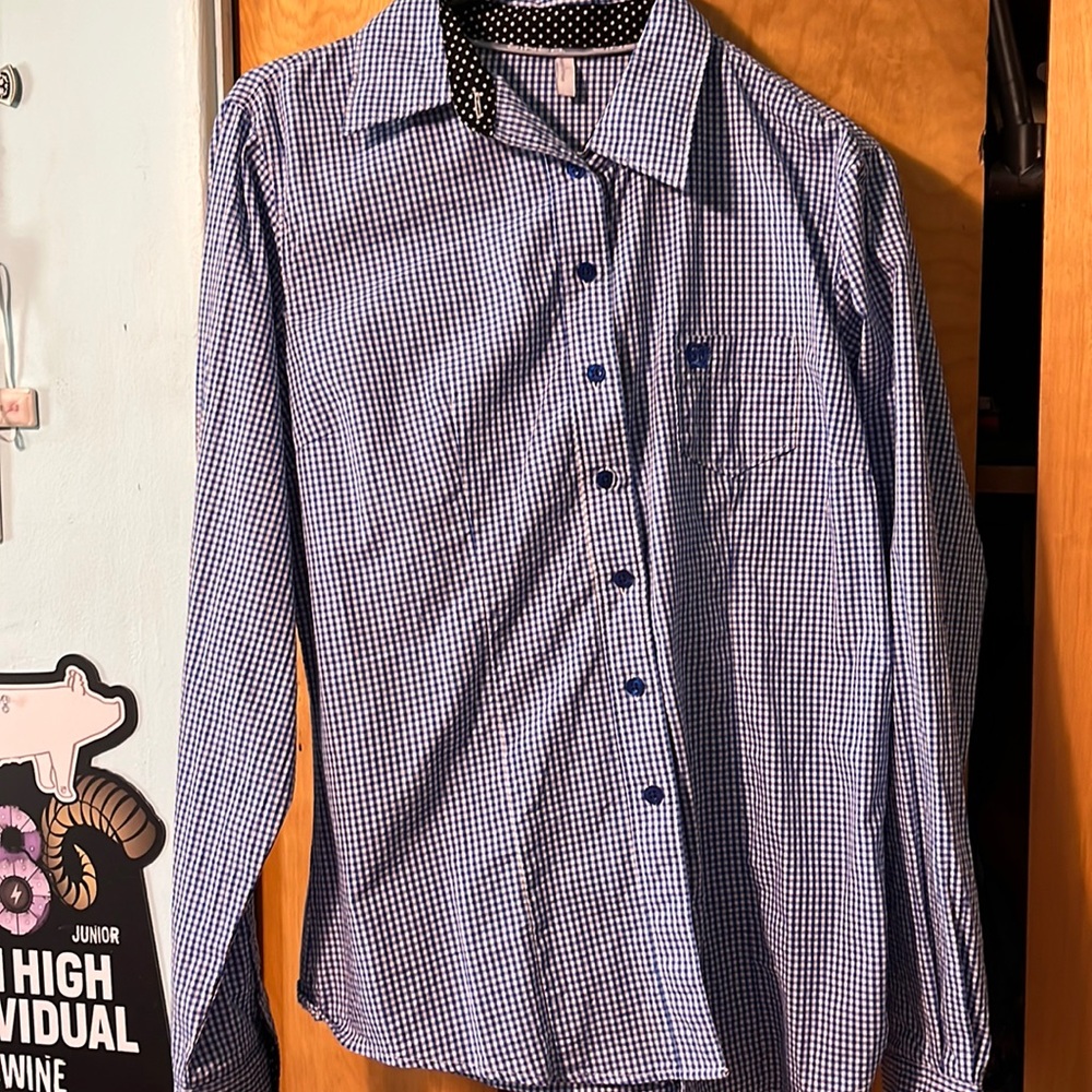 Plaid Cinch Button Down